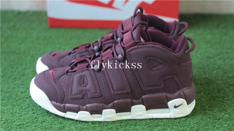 Nike Air More Uptempo Maroon Wine Red